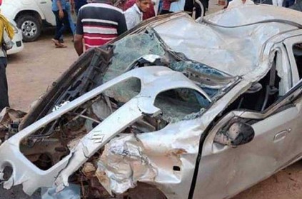 Mangaluru car accident at Pumpwell flyover one killed
