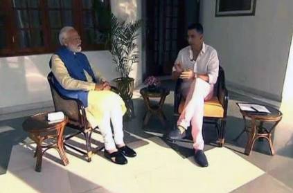 Modi Opens up in an interview with akshay kumar goes trending