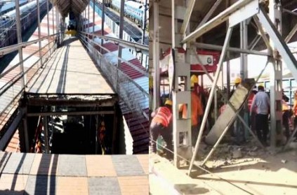 MP Portion Of Bridge Collapses At Bhopal Railway Station