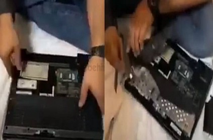 Mumbai officials seized laptop find gold bars inside