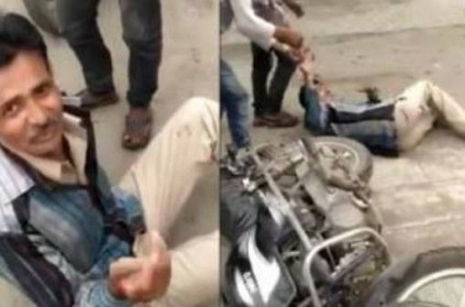 Nagpur drunken police officer caught on camera video goes viral