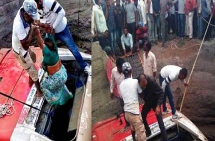 Nashik Accident 20 Dead As Bus Auto Fall Into Well After Crash