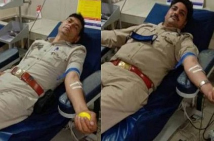 Noida cops donate blood during woman\'s delivery