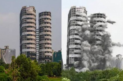 Noida twin towers brought down under nine seconds
