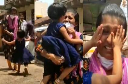 Nurse from Karnataka meets her daughter after 20 days