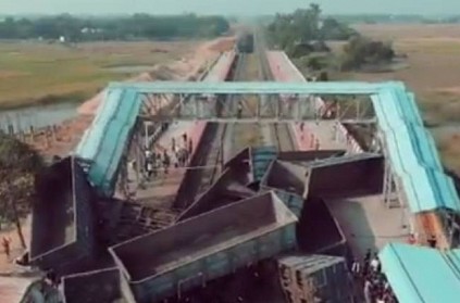 Odisha goods train crashes into waiting hall