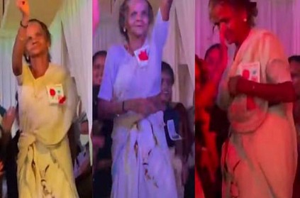 old lady dances with children gone viral among netizens