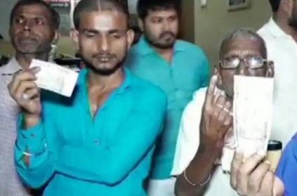 BJP workers inked villagers fingers before election