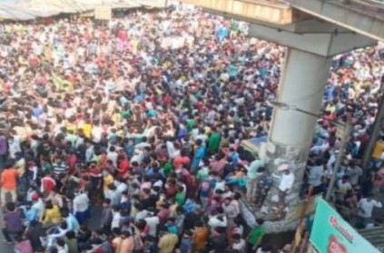 Lathicharged By Cops Over Thousands Defy Lockdown in Mumbai