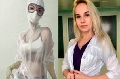 nurse suspended for swimsuit wearing, transparent ppe in corona ward