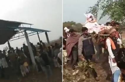 Village Peoples Gathered for Monkey Funeral - viral vi
