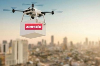 zomato successfully done drone test and move on to aerial fooddelivery