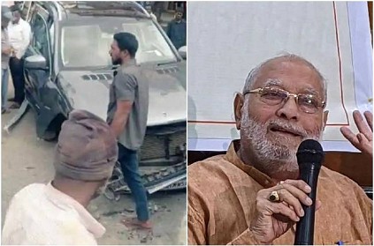 PM Modi brother Prahlad meets with car accident in Mysuru