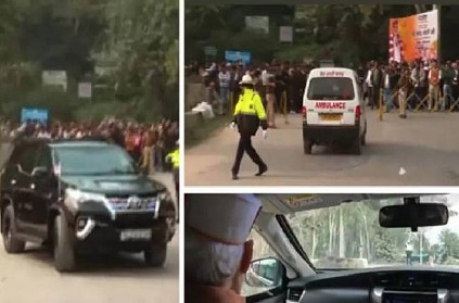 PM Modi stopped convoy to let an Ambulance pass Himachal Pradesh