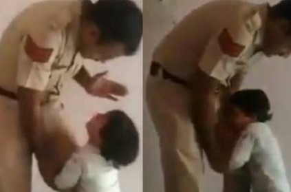 police officer, trying to leave for office, being stopped by his child