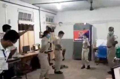 Police Perform Bihu Dance at SP office, videoviral