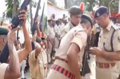 Rifles fail to fire at ceremonial salute to former Bihar CM