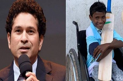 Sachin Tendulkar sends cricket bat to talent boy