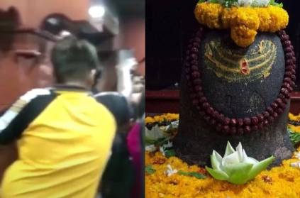 shiva lingam idol opened eyes priest believe corona will get disappear