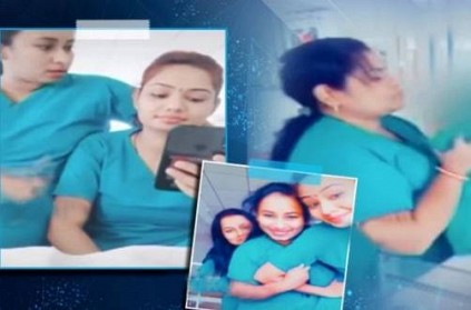 Staff Nurses dancing and putting tiktok video in Hospital