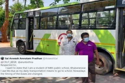 student tweet over bus timing transport dept action goes viral