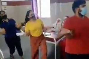 VIDEO: கொரோனா வார்டில்.. குடும்பமே சேர்ந்து போட்ட குத்தாட்டம்!.. ‘நடந்தது இதுதான்’!.. வைரல் ஆகும் வீடியோ!