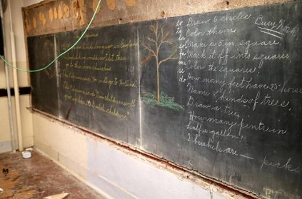 thieves steal computers from school writes dhoom 4 in black board