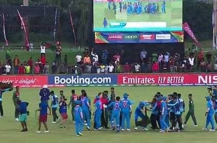 Under-19 World Cup final : India-B’desh Players Involved in Ugly Spat
