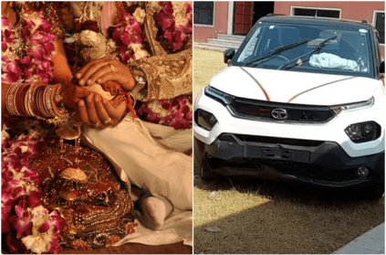 UP bride and groom hit aunt by gifted car cops starts an investigation