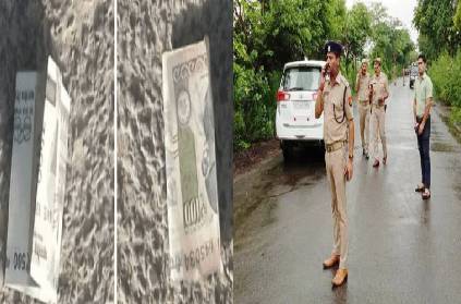 up currency notes found on road amid rumours abt covid19 spread