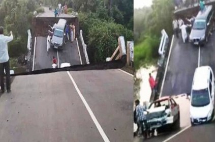 Video Gujarat Bridge collapses in Junagadh 12 injured