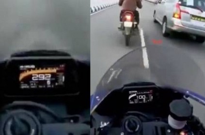 Video of 1,000cc Yamaha Bike Riding at 300 km per hour goes viral