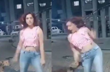 Video : Young girl\'s tik tok dance goes wrong