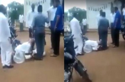 WATCH: Farmers cry for help at officer\'s feet to get their land back