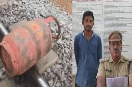 WATCH: Man puts Gas cylinder on Train track for Youtube views