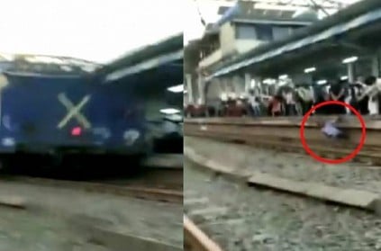 WATCH: Man survives after getting stuck between platform and train