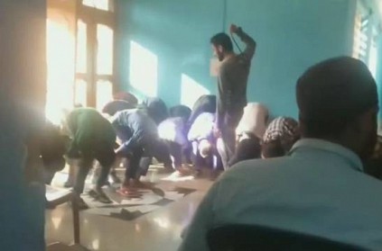 WATCH: Teacher thrashes students for being 10 mins late to school