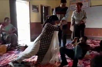 Watch video Government school teachers perform nagin dance