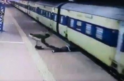 WATCH VIDEO : MAN who slipped while trying to board a train