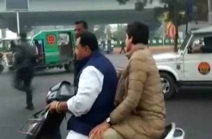 Watch Video: Priyanka Gandhi Car stopped by UP Police
