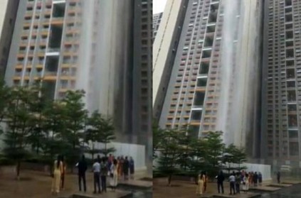 WATCH: Waterfall from building in Mumbai video goes viral