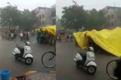 wedding baraat in heavy rain video circulates in social media