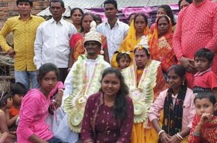 west bengal 100 yr old man remarry his wife surround by family