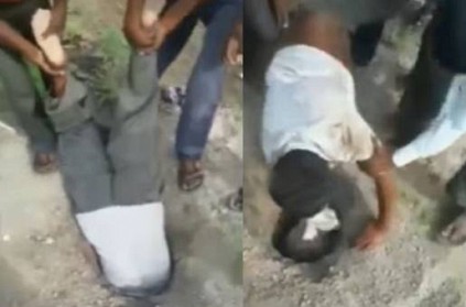 youth rescued a Lamb which felled in borewell viral video