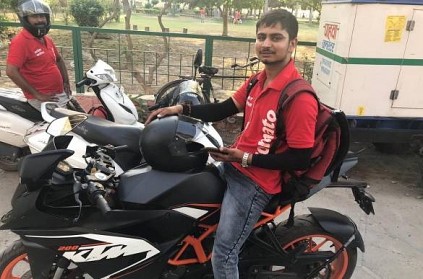 Zomato Delivery Boy Saves 5 Months\' Salary To Buy His Dream Bike