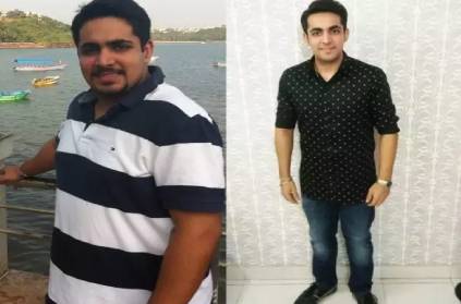 100 kilo karthik loses his weight because of his hard work