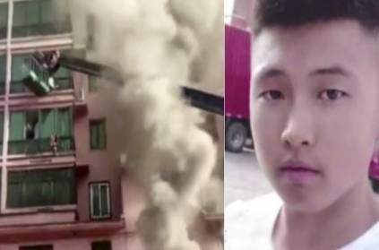 19-yr-old Crane Operator saves 14 people in fire accident