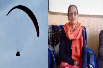 82 year old woman becomes Sikkim\'s oldest paraglider