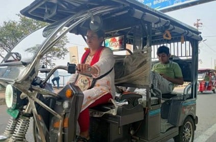bhopal woman driving e rickshaw to make her son army officer