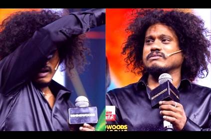 Pugazh most emotional moment in behindwoods gold icon awards